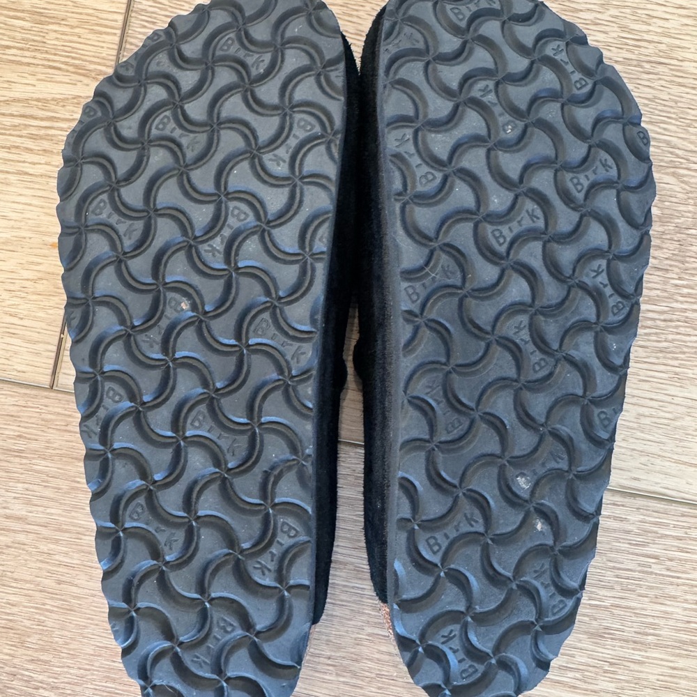Birkenstock Black Suede Women's Loafers - Picture 5 of 6